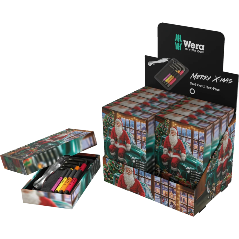 Wera Counter display Tool Card Hex-Plus Christmas 2026