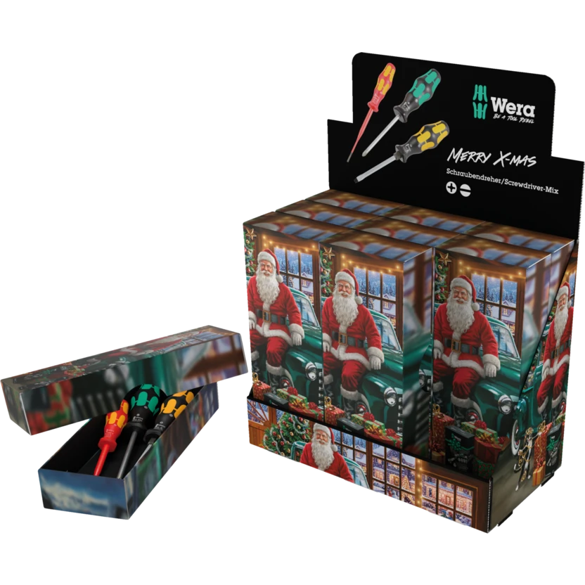 Wera Counter display mixed screwdriver set Christmas 2026