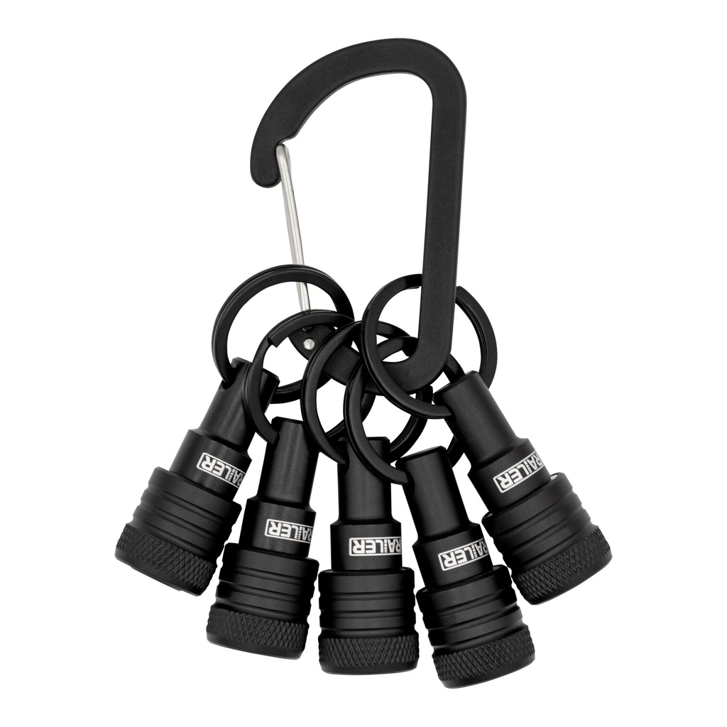 Railer Tools Keychain Bit Holders - 5pc (RQCBH5)
