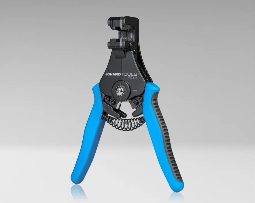 Jonard WS-614, Automatic Wire Stripper and Cutter, PV Wire 6-12 AWG and 8-14 AWG Stranded, Max Insulation 1"
