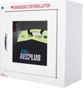 ZOLL Standard Surface Wall Cabinet (9"/ 23cm Deep) Includes: alarm, set-up instructions and ILCOR label set