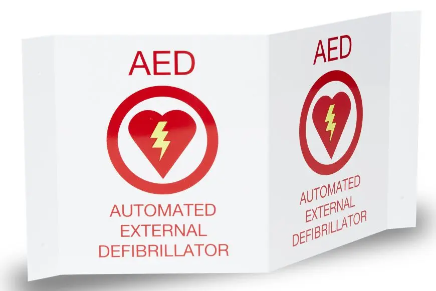 ZOLL AED 3-D Wall Sign 