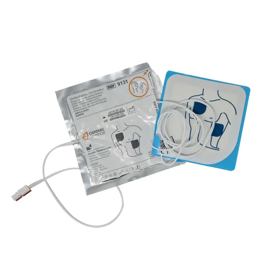 ZOLL Powerheart G3 AED Adult Defibrillation Pads (Non-Polarized / Interchangeable), Two-year shelf life