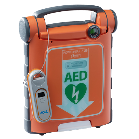 Zoll Powerheart G5 Fully Auto AED with ICPR, English/Spanish, CPRD includes XCAAED008A Carry Sleeve