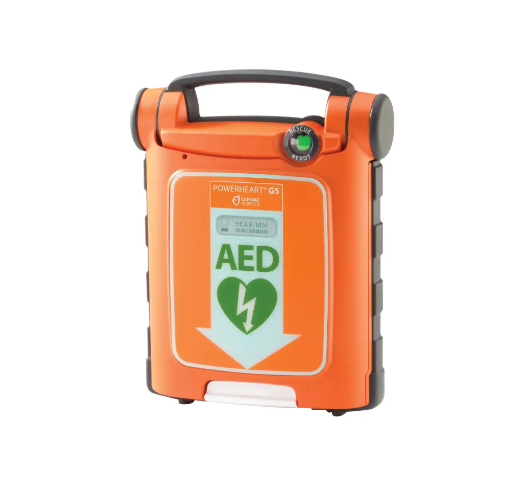 Zoll Powerheart G5 Semi-Auto AED with ICPR, English/Spanish AED BUNDLE includes: XCAAED008A Carry Sleeve