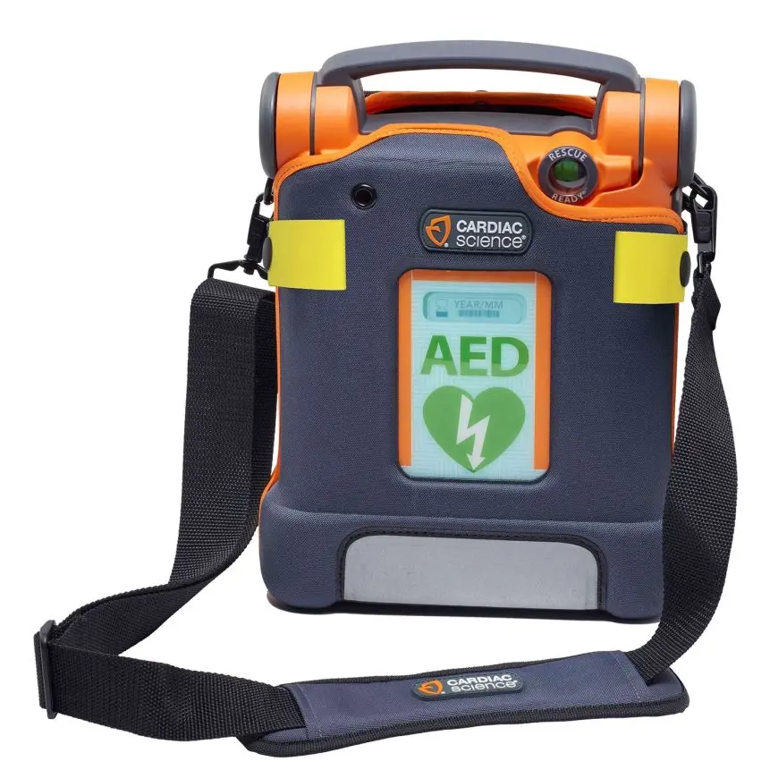 ZOLL Powerheart G5 Premium Carry Case
A semi-rigid carry case with an adjustable shoulder strap, a ‘D’ ring to hold a Universal Ready Kit, and a back pocket that provides space for extra pads.