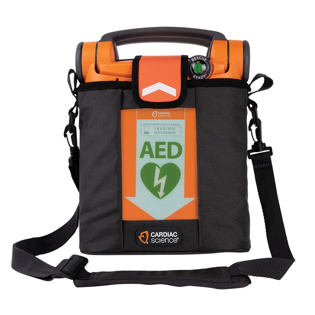 ZOLL Powerheart G5 Standard Carry Sleeve
Soft-sided carry sleeve with adjustable shoulder strap. Includes zippered pouch for storage of extra pads and other rescue accessories.