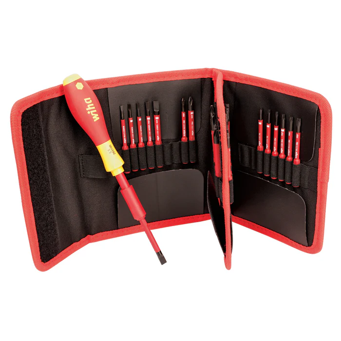 Wiha 30 Piece Insulated SoftFinish SlimLine Blade Set