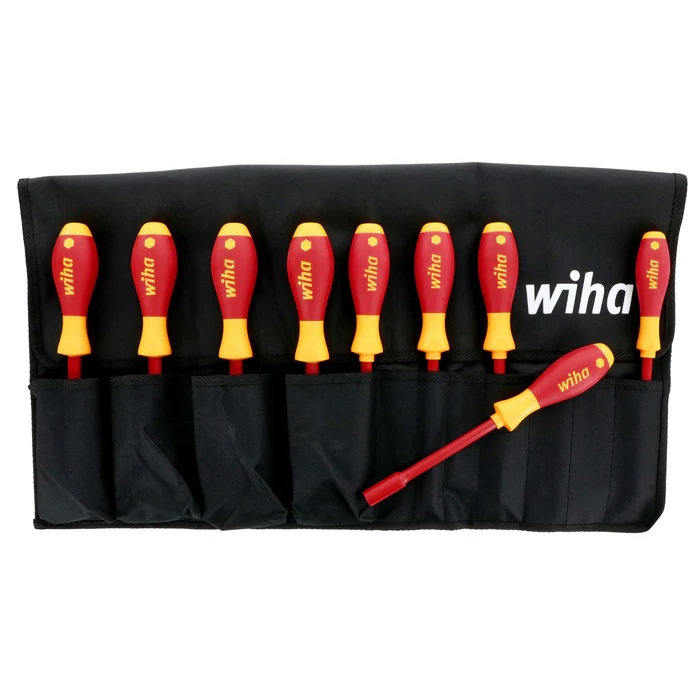 Wiha 32288 9 Piece Insulated SoftFinish Nut Driver Set - Inch