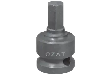 Ozat 16M19H 1" DR. X 3/4" 19MM HEX BIT SOCKET