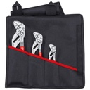 Knipex Set 3 Pc Pliers Wrench Set in Tool Roll (00 19 55 S6)