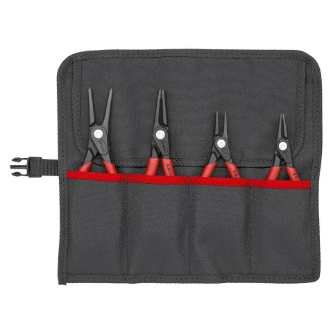 Knipex Set 4 Pc Precision Circlip Pliers Set In Tool Roll (00 19 57)