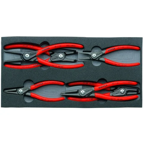 Knipex Set 6 Pc Circlip Pliers Set In Foam Tray (00 20 01 V02)