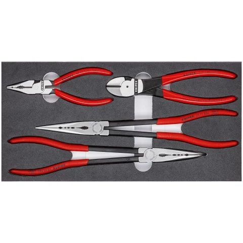 Knipex Set 4 Pc Automotive Pliers Set in Foam Tray (00 20 01 V16)
