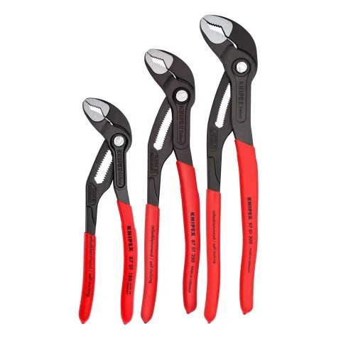 Knipex Set 3 Pc Cobra® Pliers Set (7", 10", & 12") (00 20 06 US1)