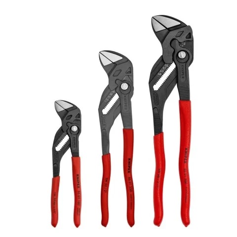 Knipex Set 3 Pc Black Pliers Wrench Set (7", 10", & 12") (00 20 06 US3)