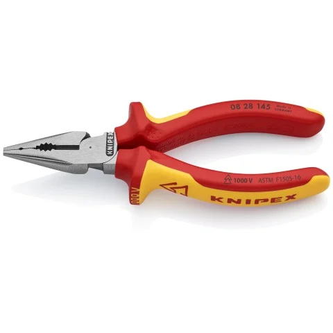 Knipex 5 3/4" Needle-Nose Combination Pliers-1000V Insulated (08 28 145 US)