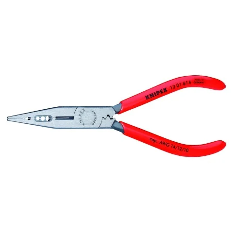 Knipex 6 1/4" 4-in-1 Electricians' Pliers 10-14 AWG (13 01 614)