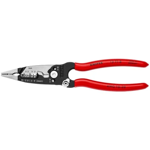 Knipex 8" Forged Wire Stripper 10-20 AWG (13 71 8)