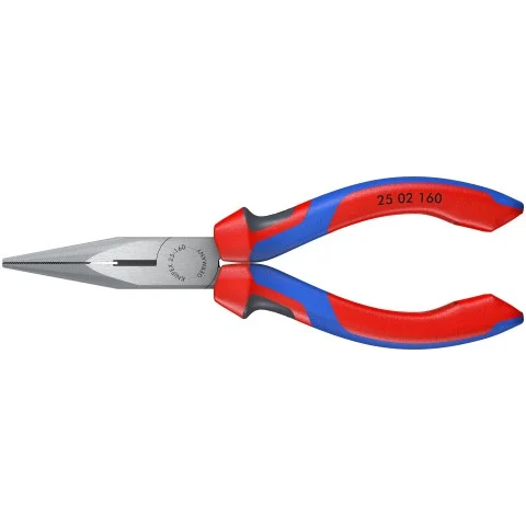 Knipex 6 1/4" Long Nose Pliers with Cutter (25 02 160)