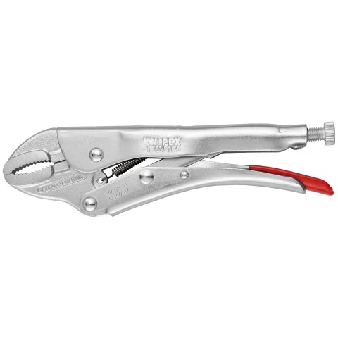 Knipex 7 1/4" Grip Pliers-Round Jaws (41 04 180) Locking Pliers