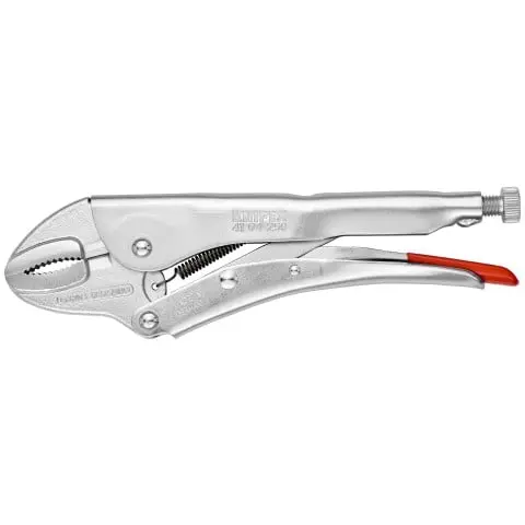 Knipex 10" Grip Pliers-Round Jaws (41 04 250) Locking Pliers