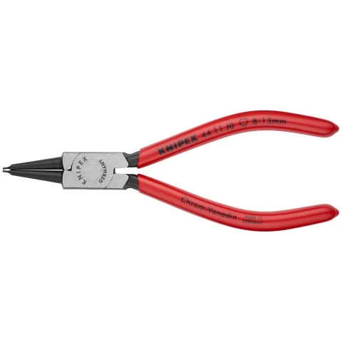 Knipex 5 3/4" Internal Snap Ring Pliers-Forged Tips (44 11 J0)