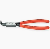 Knipex 6 3/4" Internal 90° Angled Snap Ring Pliers-Forged Tips