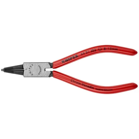 Knipex 5 1/2" Internal 45° Angled Snap Ring Pliers-Forged Tips (44 31 J02)