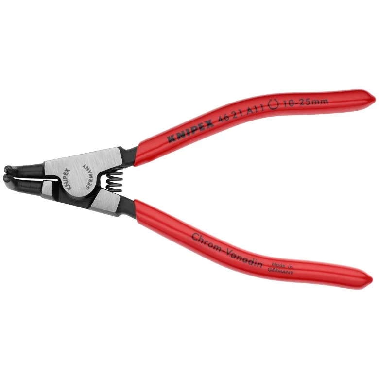 Knipex 5" External 90° Angled Snap Ring Pliers-Forged Tips (46 21 A11)