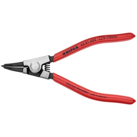 Knipex 5 1/4" External 45° Angled Snap Ring Pliers-Forged Tips (46 31 A02)
