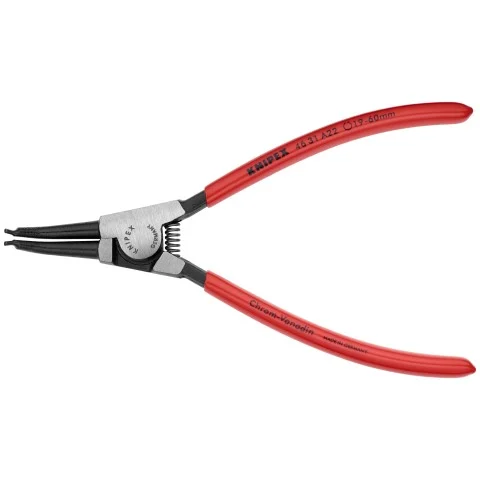 Knipex 7 1/4" External 45° Angled Snap Ring Pliers-Forged Tips (46 31 A22)