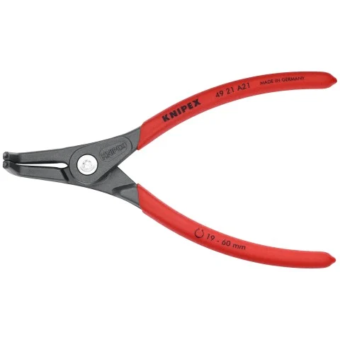 Knipex 6 1/2" External 90° Angled Precision Snap Ring Pliers (49 21 A21)