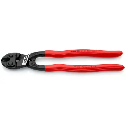 Knipex 10" CoBolt® High Leverage XL Compact Bolt Cutters-Notched Blade (71 31 250)