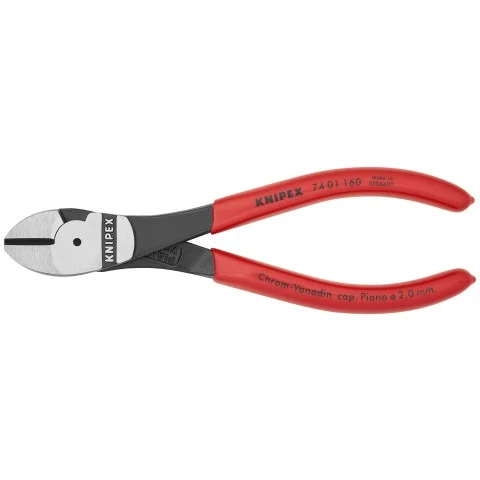 Knipex 6 1/4" High Leverage Diagonal Cutters (74 01 160)