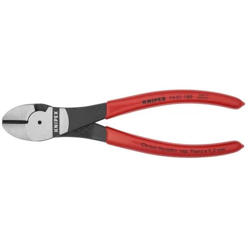 Knipex 7 1/4" High Leverage Diagonal Cutters (74 01 180)