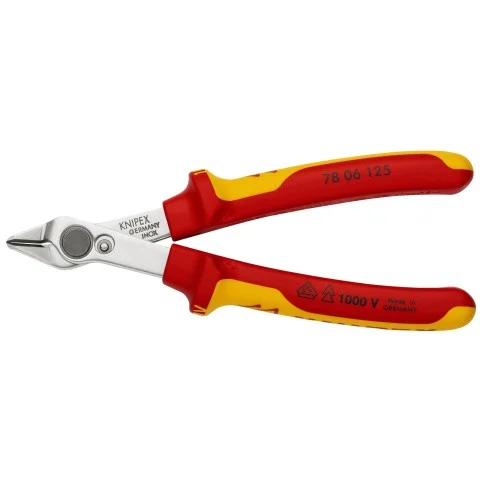 Knipex 5" Electronics Super Knips®-1000V Insulated (78 06 125)