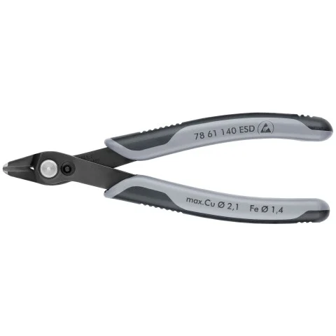 Knipex 5 1/2" Electronics Super Knips® XL-ESD Handles (78 61 140 ESD)