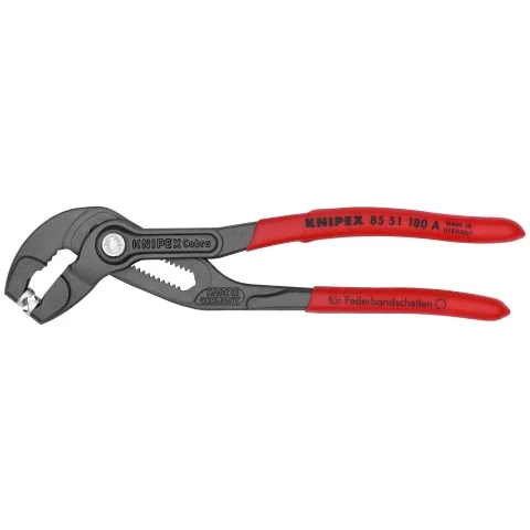 Knipex 7 1/4" Spring Hose Clamp Pliers (85 51 180 A)