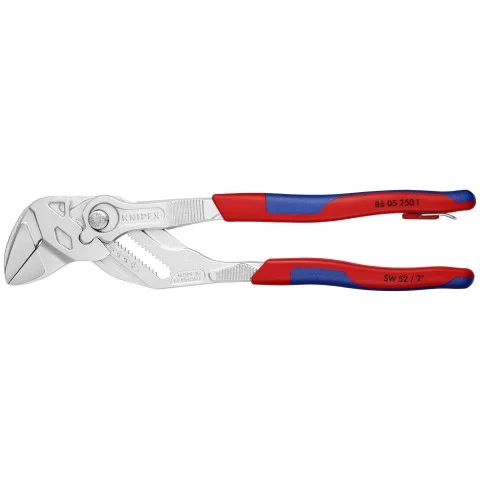 Knipex 10" Pliers Wrench-Tethered Attachment (86 05 250 T BKA)