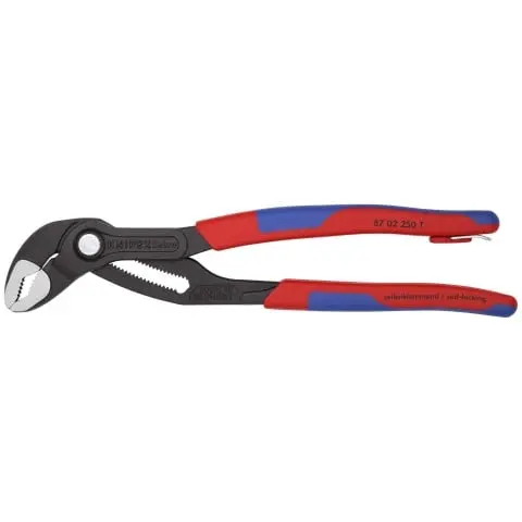 Knipex 10" Cobra® Water Pump Pliers-Tethered Attachment (87 02 250 T BKA)