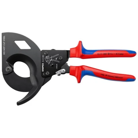 Knipex 11" Ratcheting Cable Cutters (95 31 280 SBA)