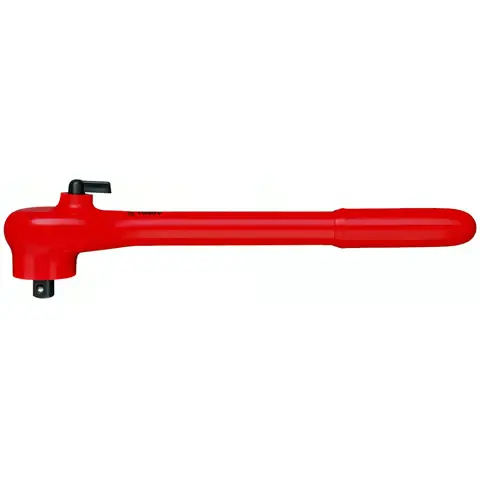 Knipex 10 1/2" Reversible Ratchet, 1/2" Drive-1000V Insulated (98 41)