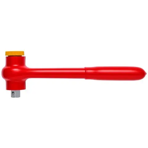 Knipex 10 1/2" Reversible Ratchet, 1/2" Drive-1000V Insulated (98 42)