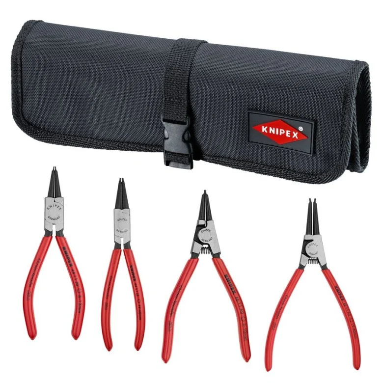 Knipex Set 4 Pc Circlip Set In Pouch Straight (9K 00 19 53 US)
