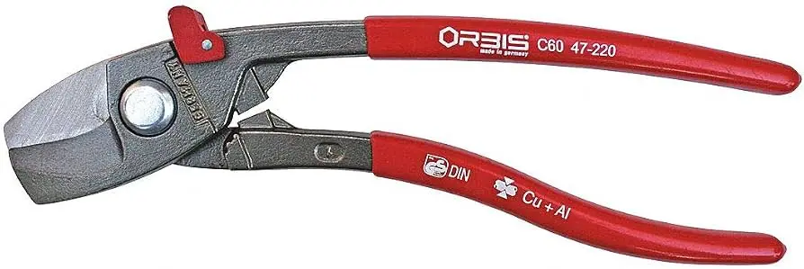 Knipex 8 3/4" Cable Cutter 25° Angled-2/0 AWG (9O 47-220 SBA)