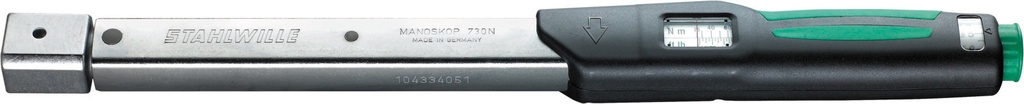 Stahwille 14x18 mm Insert Torque Wrench MANOSKOP® 730N/12 25-130 Nm / 20-95 ft-lb (50181012)