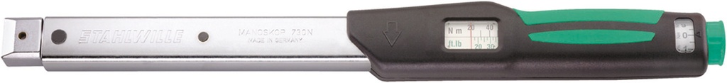 Stahlwille 14x18 mm Insert Torque Wrench MANOSKOP® 730N/20 40–200 Nm / 30–150 ft-lb (50181020)