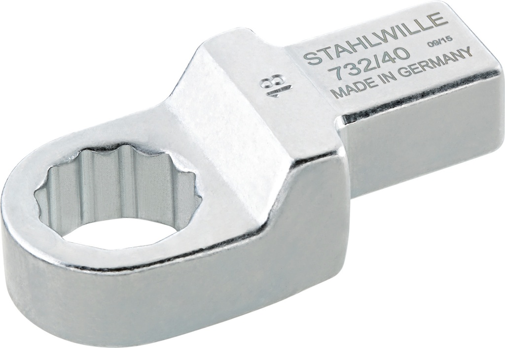 Stahlwille 732/40 19 Ring Insert Tool 14x18 19mm (58224019)