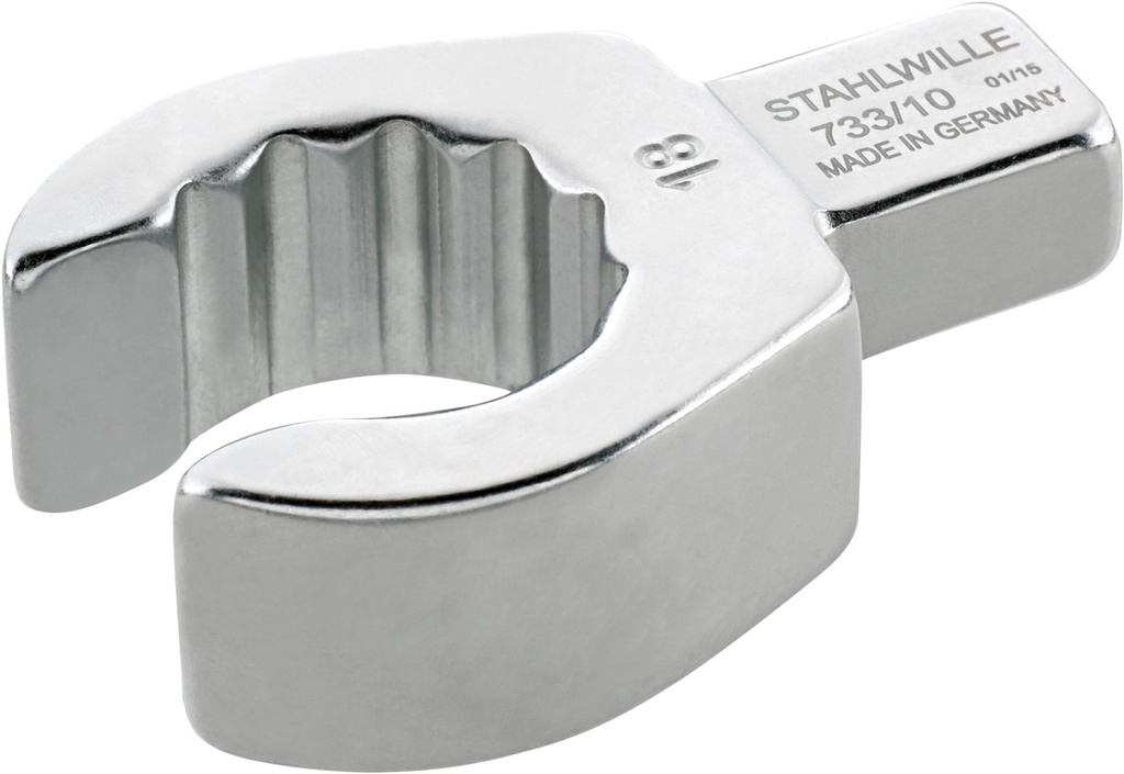 Stahlwille 733/10 10 Open Ring insert Tool 9x12 10mm (58231010)